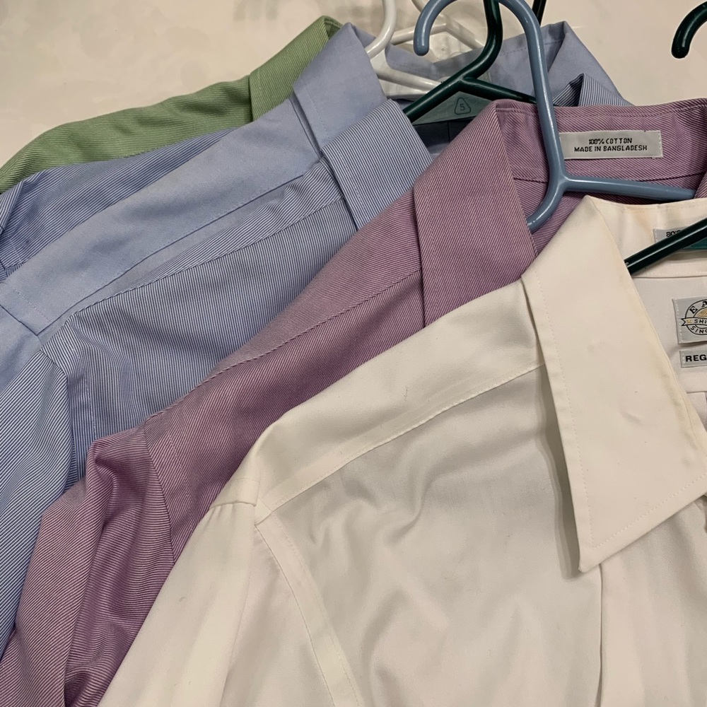 Lot of six (6) Eagle Dress Shirts